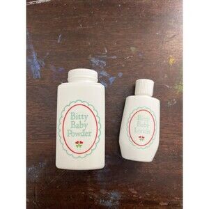 American Girl Pleasant Company Bitty Baby Powder &  Lotion White Bottle